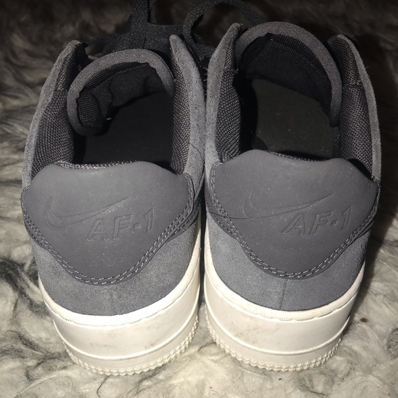 Nike Shoes | Nike Air Force Ones Grey Suede | Poshmark